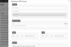 AAdmin schedule an Instructor CPD course