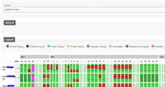 Admin view of matrix nearest instructors and availability